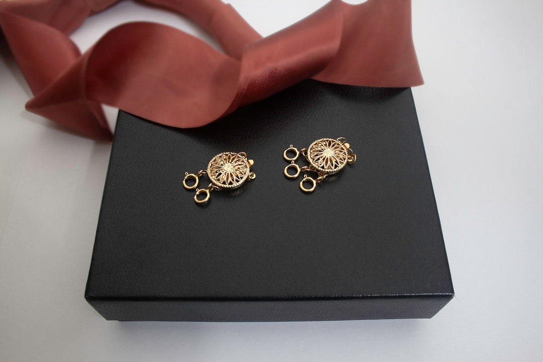 Layered Necklace Spacer Clasp, 14K Gold Filled Layering Necklace Clasp