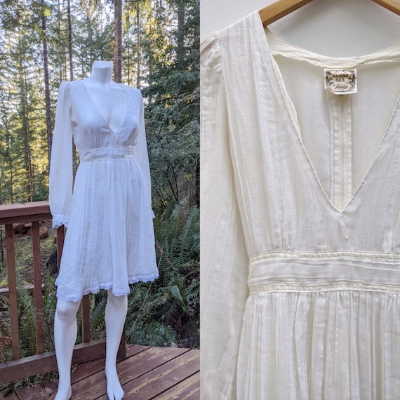 prairie dress, Gunne Sax wedding dress 