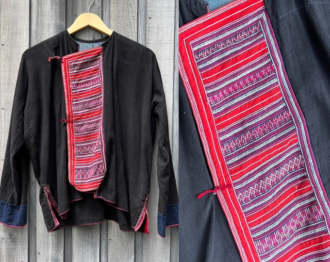 Mid Century Indigo Dyed Akha Hill Tribe Jacket