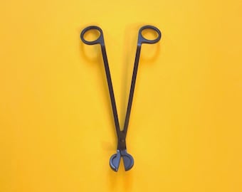 Candle Wick Trimmer Scissors Black Metal Accessory Care Kit Essential Maintenance Tool Stainless Steel Elegant Design Gift Idea Man Present