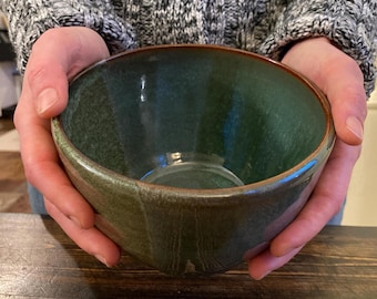 MultiPurpose Ceramic Bowl 6&quot; Rim Diameter WheelThrown Pottery Tableware