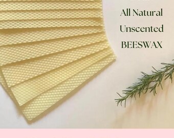 Pure Beeswax Sheet Honeycomb Texture Natural Candle Making Material Craft Supply Large Size Honey Scented Wax Roll Diy Project Handmade Gift