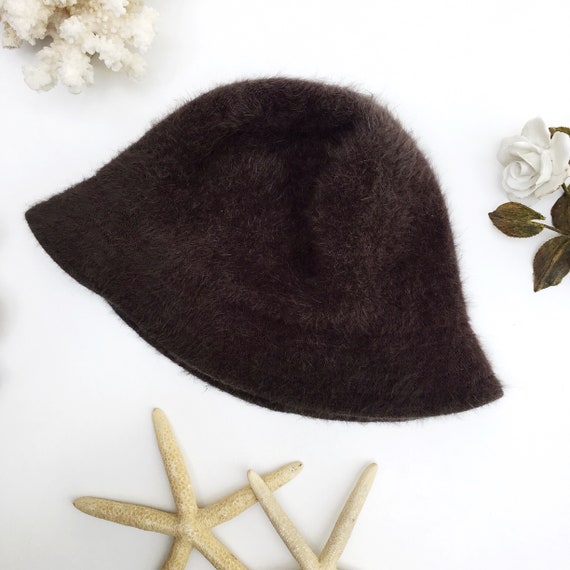 angora bucket hat