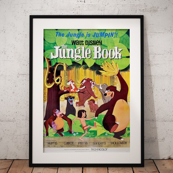 Jungle Book Film Poster - Etsy UK