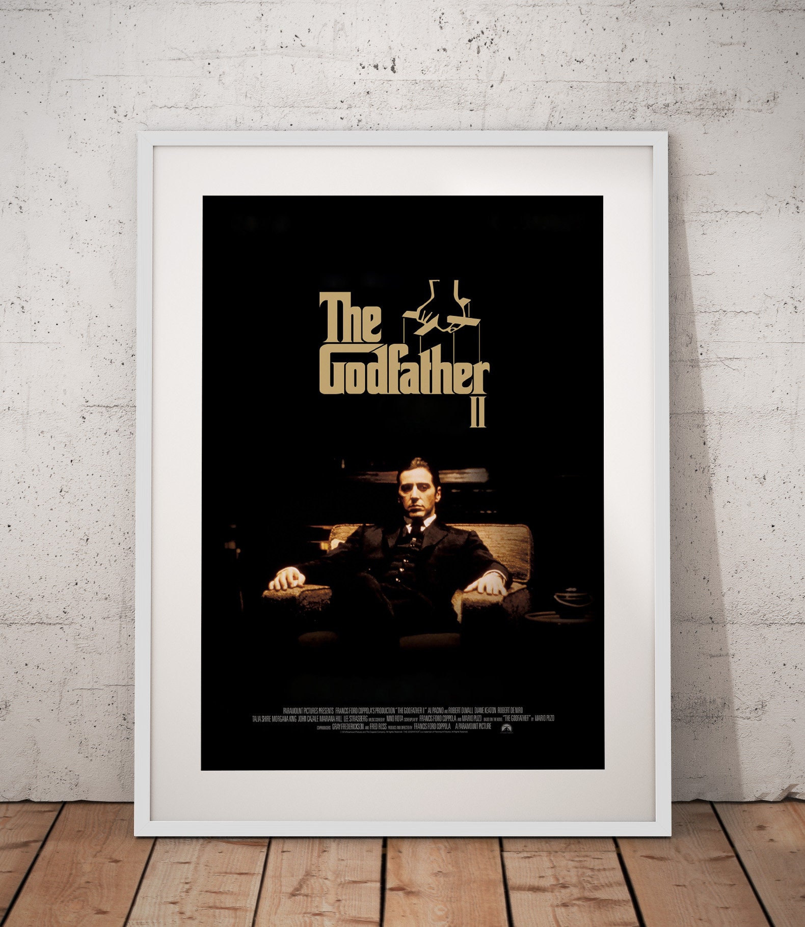 Original Godfather Part Ii The 1974 Movie Poster In G