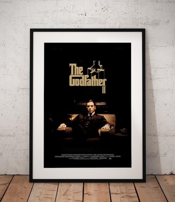 The Godfather Part II 1974 Movie Film Poster A4/A3 Framed Etsy UK