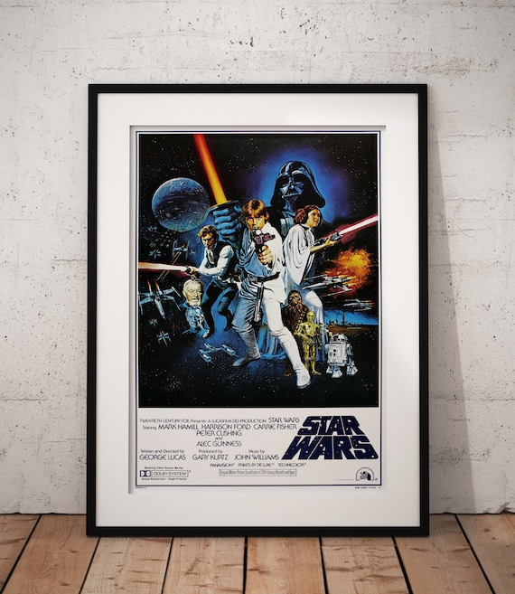 Star Wars Hong Kong Episode IV Poster A New Hope 4 Wall Art Gift Movie 24 x 36 