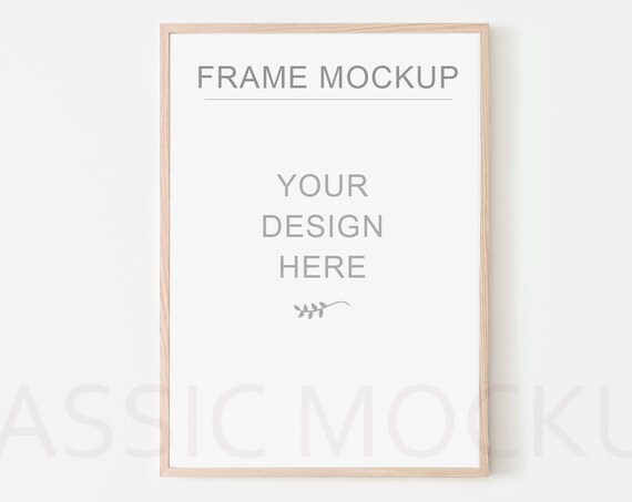 Portrait Wooden Frame Mockup Asize Mock Up Psd Smart Portrait Wooden Frame Mockup Asize Mock Up Psd Smart