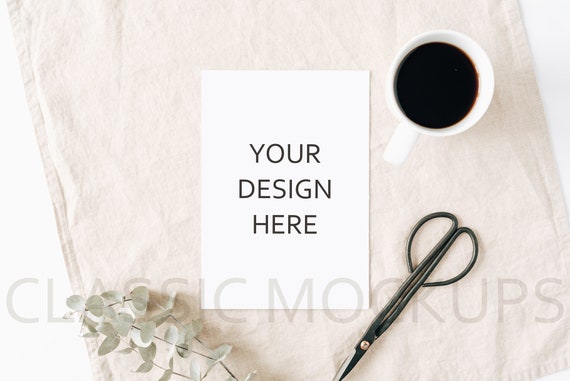 Minimal Wedding Stationary Card Mockup Styled Stock Photography Minimal Wedding Stationary Card Mockup Styled Stock Photography