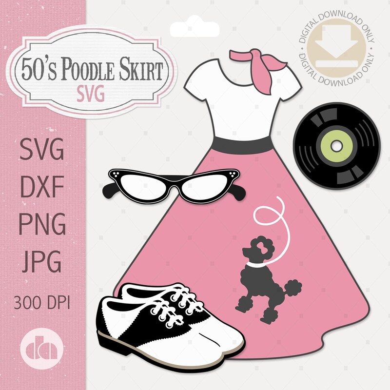 50s Poodle Skirt Party - Etsy