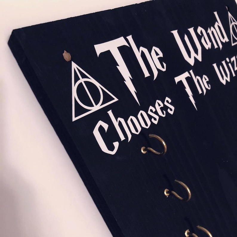 Wand Display The Wand Chooses The Wizard | Etsy