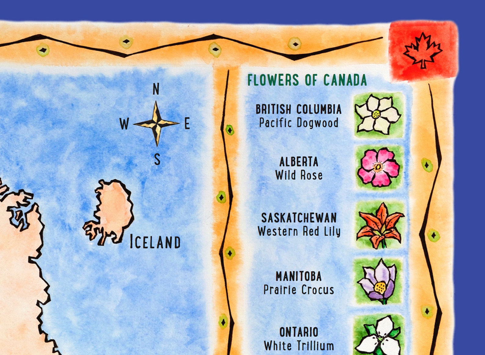 Map of Canada Poster - Etsy Canada