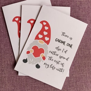 Tarjeta de amor Gnome