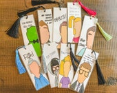 Bob s Burgers Secondary Character Tassel Bookmarks