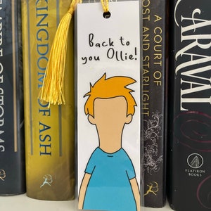Bobs Burgers Themed Andy and Ollie Pesto Double Sided Tassel Bookmark