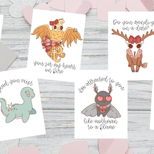 Cryptid Valentine&#39;s Greeting Card