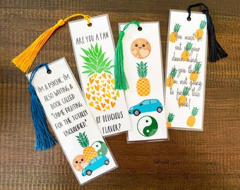 Psych TV Show themed Tassel Bookmark