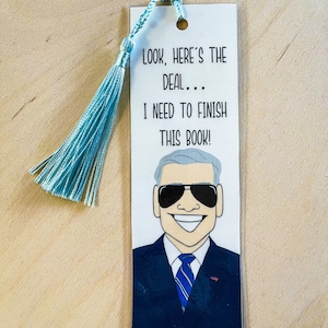 Joe Biden Caricature Tassel Bookmark