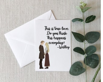 Princess Bride Westley Inspired Card