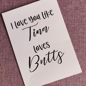 Bob&#39;s Burgers Tina Belcher Love Funny Valentine&#39;s Card