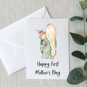 Happy First Mother es Day Personalisierte Muttertagskarte