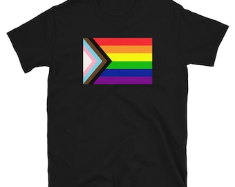 LGBT Progressive Pride Rainbow Flag Unisex T-Shirt - Social Justice