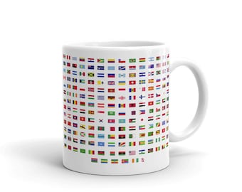 Flags Of The World Icon Mug, Coffee Mug, Heritage, DNA, Personalized Gift Ideas, Travel Mug, For Men & Women