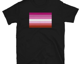Pride Lipstick Lesbian Flag  Flag T Shirt / Pride Gifts / LGBT Gifts / Gay Pride Sexuality Shirts