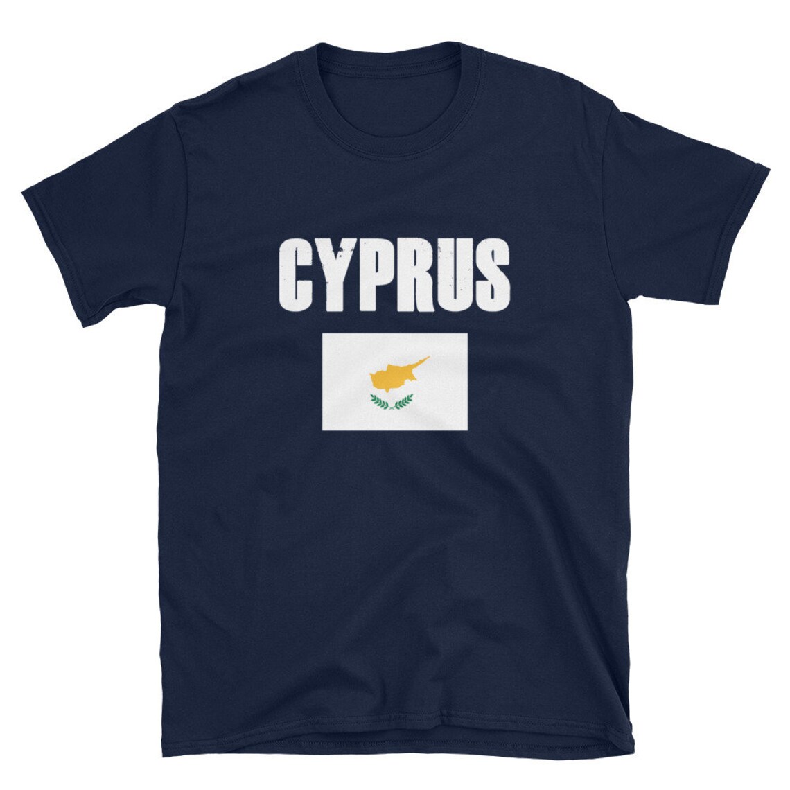 Vintage Distressed Style Cyprus Shirt Flag T Shirt / Flag Etsy UK