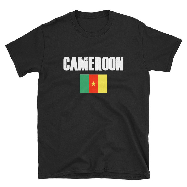 Cameroon Shirt Flag T Shirt Flag Shirt Ancestry Gifts DNA Gifts Genealogy Gift Shirt Vintage Distressed Style