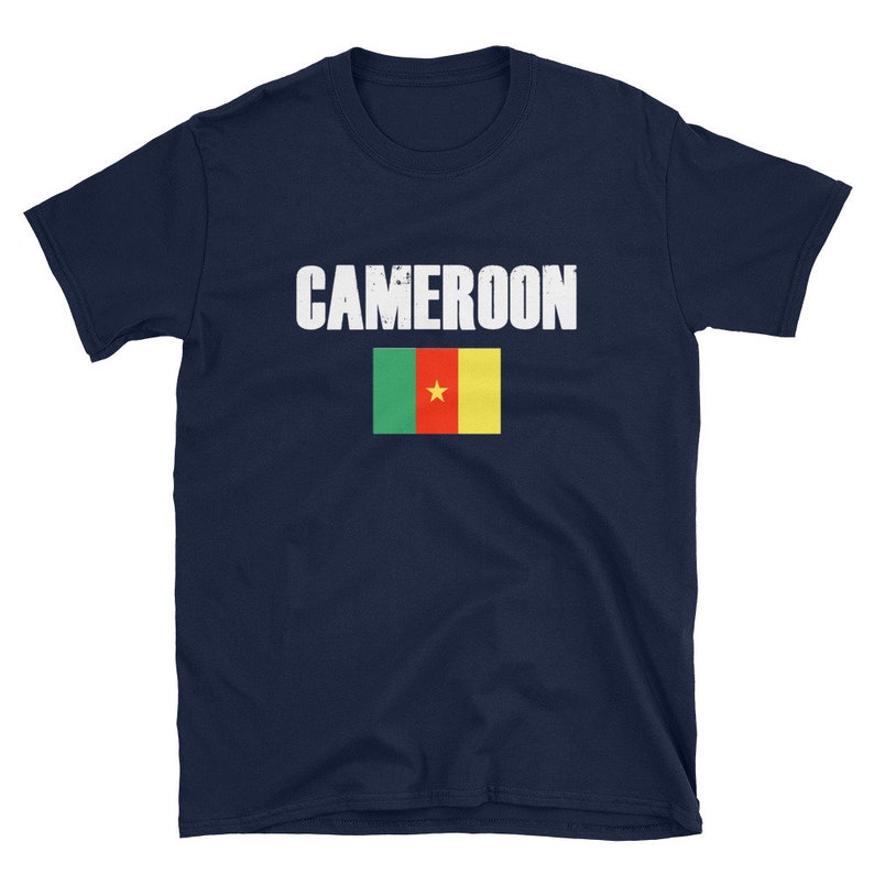 Cameroon Shirt Flag T Shirt Flag Shirt Ancestry Gifts DNA Gifts Genealogy Gift Shirt Vintage Distressed Style