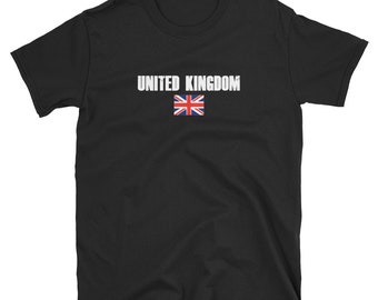 Vintage Distressed Style - United Kingdom Shirt Flag T Shirt  / Flag Shirt / Ancestry Gifts / DNA Gifts / Genealogy Gift Shirt