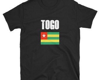 Vintage Distressed Style - Togo Shirt Flag T Shirt  / Flag Shirt / Ancestry Gifts / DNA Gifts / Genealogy Gift Shirt