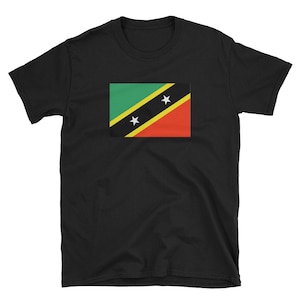 Saint Kitts and Nevis Shirt National Flag T Shirt / Flag Shirt / Ancestry Gifts / DNA Gifts / Genealogy Gift Shirt