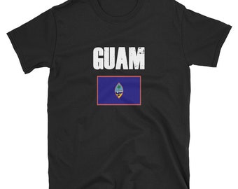 Vintage Distressed Style - Guam Shirt Flag T Shirt  / Flag Shirt / Ancestry Gifts / DNA Gifts / Genealogy Gift Shirt