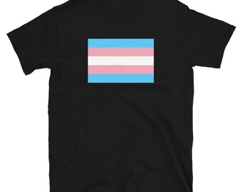 Transgender Pride Flag T Shirt / Pride Gifts / LGBT Gifts / Gay Pride Sexuality Shirts