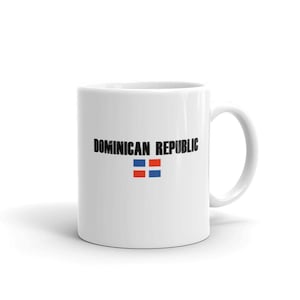 Vintage Distressed Style - Dominican Republic Flag  Mugs Unique Coffee Mug, Coffee Cup