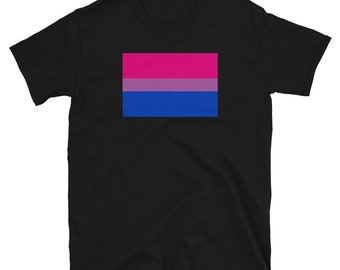 Bi-sexual Pride Flag Flag T Shirt / Pride Gifts / LGBT Gifts / Gay Pride Sexuality Shirts