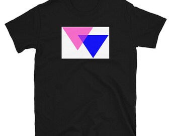 Bi Sexual Triangle Pride Flag Flag T Shirt / Pride Gifts / LGBT Gifts / Gay Pride Sexuality Shirts