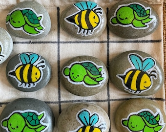 Custom made tic tac toe, Personalized portable tic tac toe game, Travel size Tic Tac Toe, Birthday party favor, games for kids, Holiday gift