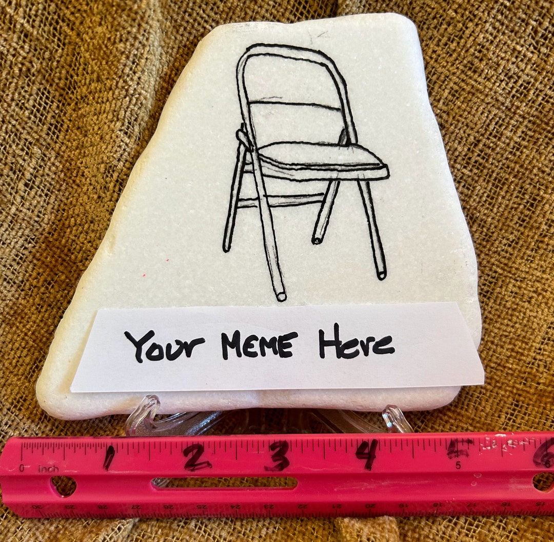 Folding Chair, Folding Chair Meme, Alabama Brawl, Folding Chair Painted