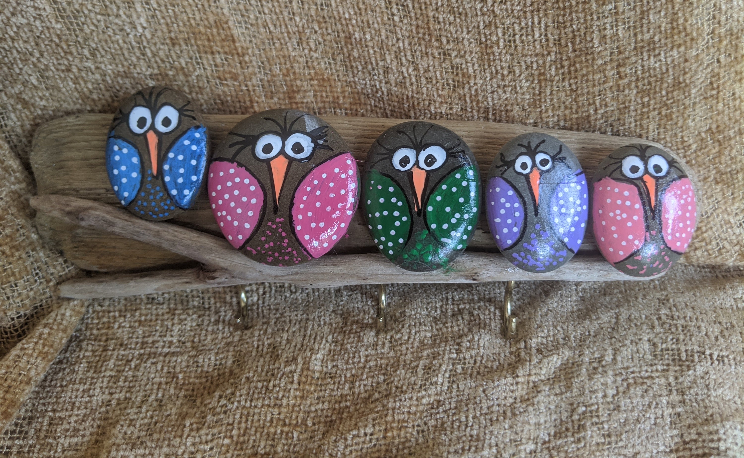 Owl Painted Rocks - Frugal Fun For Boys and Girls
