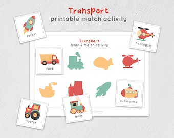 Transportwedstrijd: leeractiviteit voor kinderen (digitale download)
