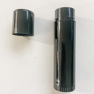 Round Twist Up Tube Black 0.5oz