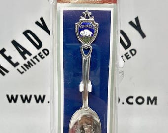 Vintage Nebraska Buffalo Etched Collector's Souvenir Spoon NEW