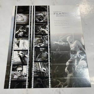 Vintage USPS 2002 American Film Making Hinter den Kulissen Briefmarken NEU