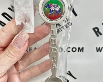 Vintage India Elephant Collector's Souvenir Spoon NEW
