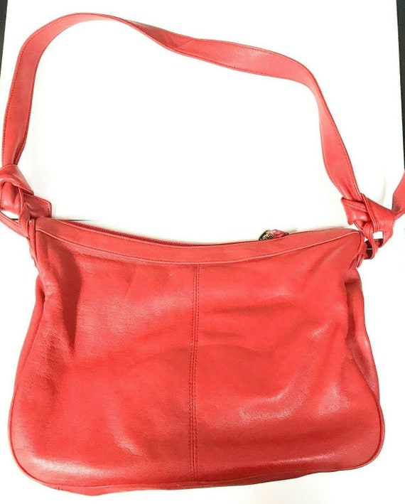 Vintage Brio Red Leather Purse