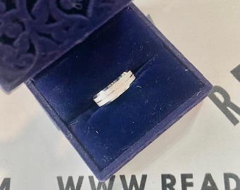 RING Stainless Steel Double Brushed Ring