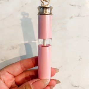 Rosa återfyllningsbara behållare läppglans tub 6ml NY